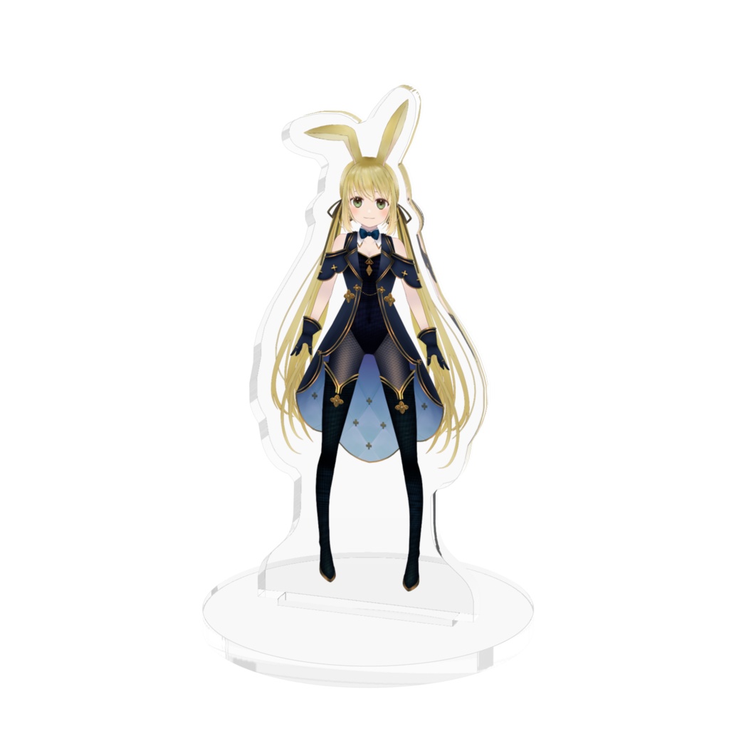 普段の兎月ましろアクリルフィギュアVar1.01