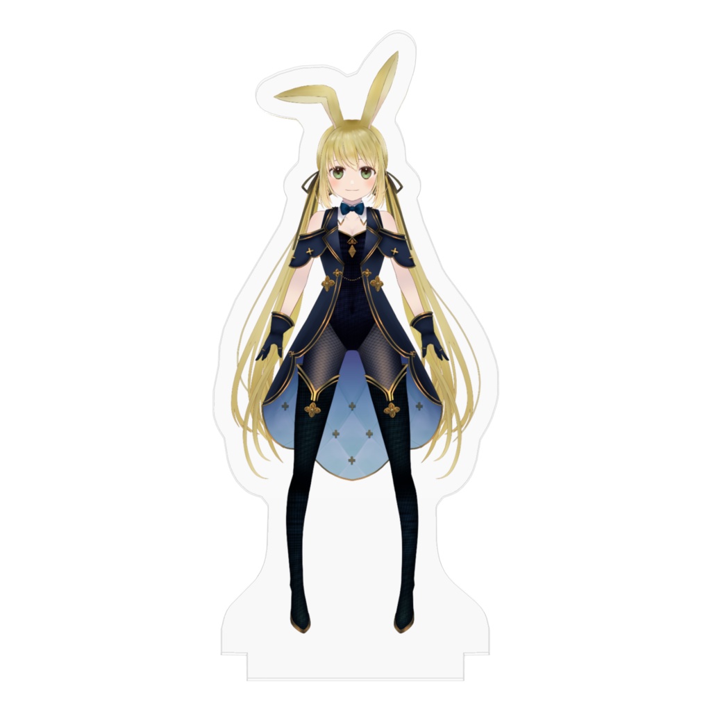 普段の兎月ましろアクリルフィギュアVar1.01