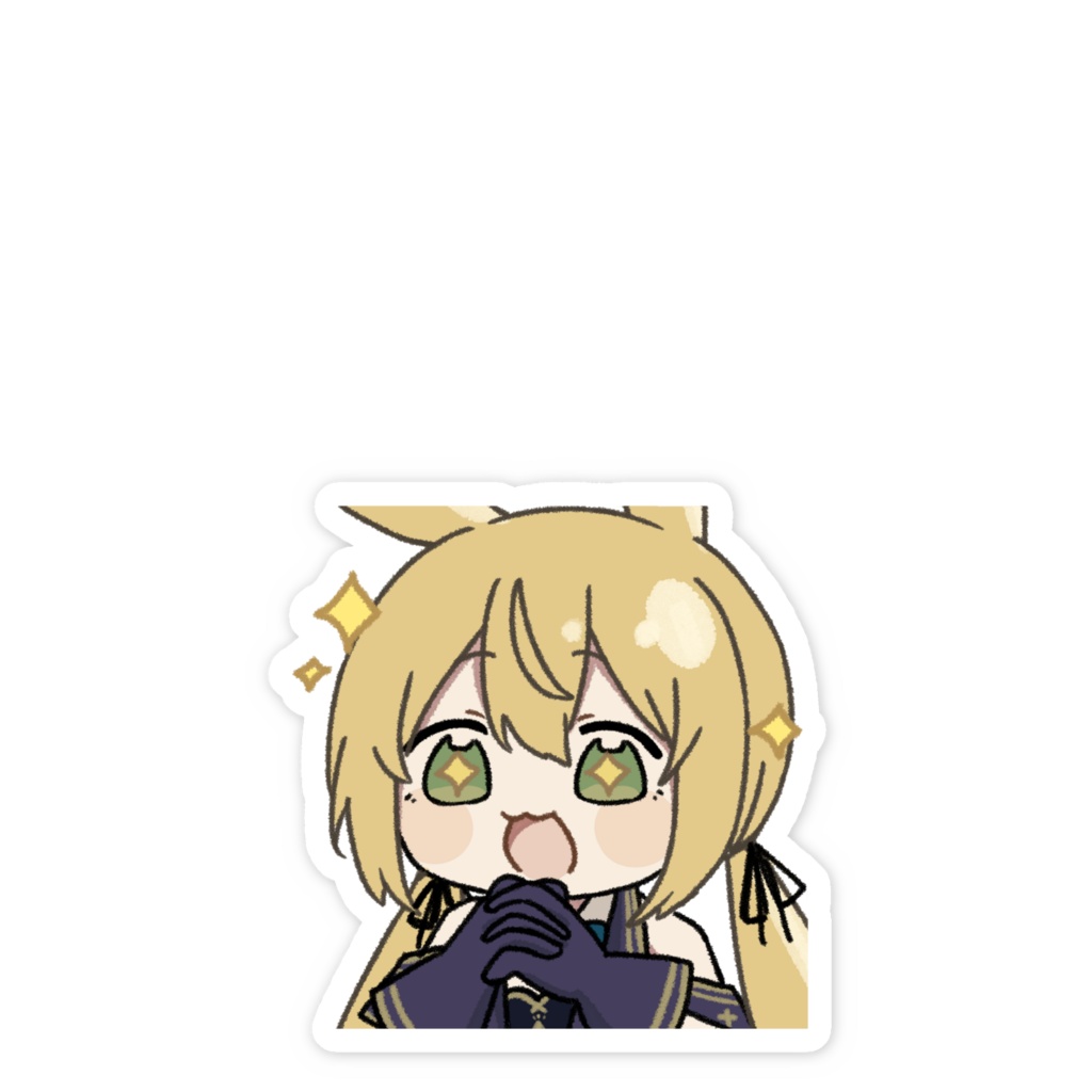 兎月ましろスマホステッカー01