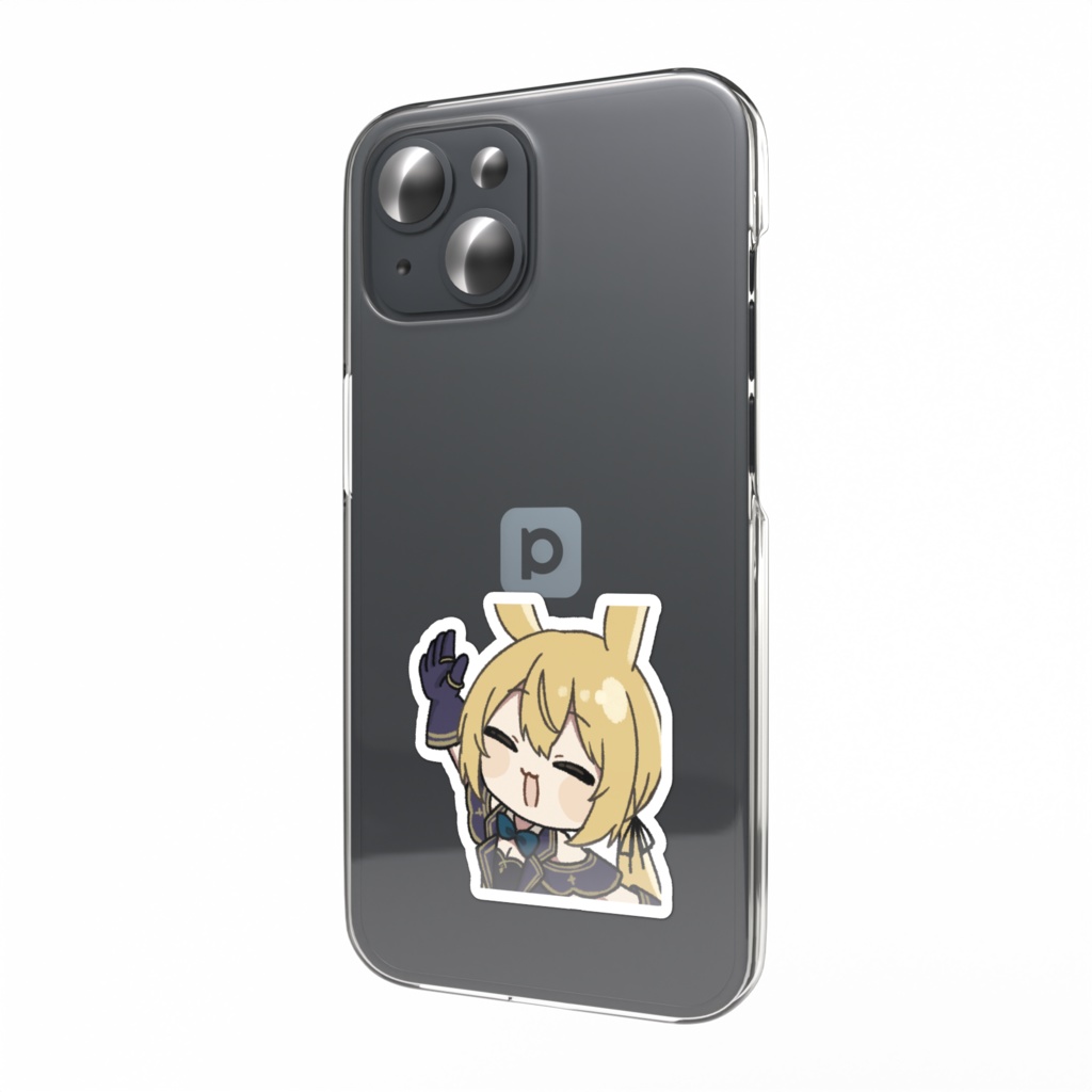 兎月ましろスマホステッカー02