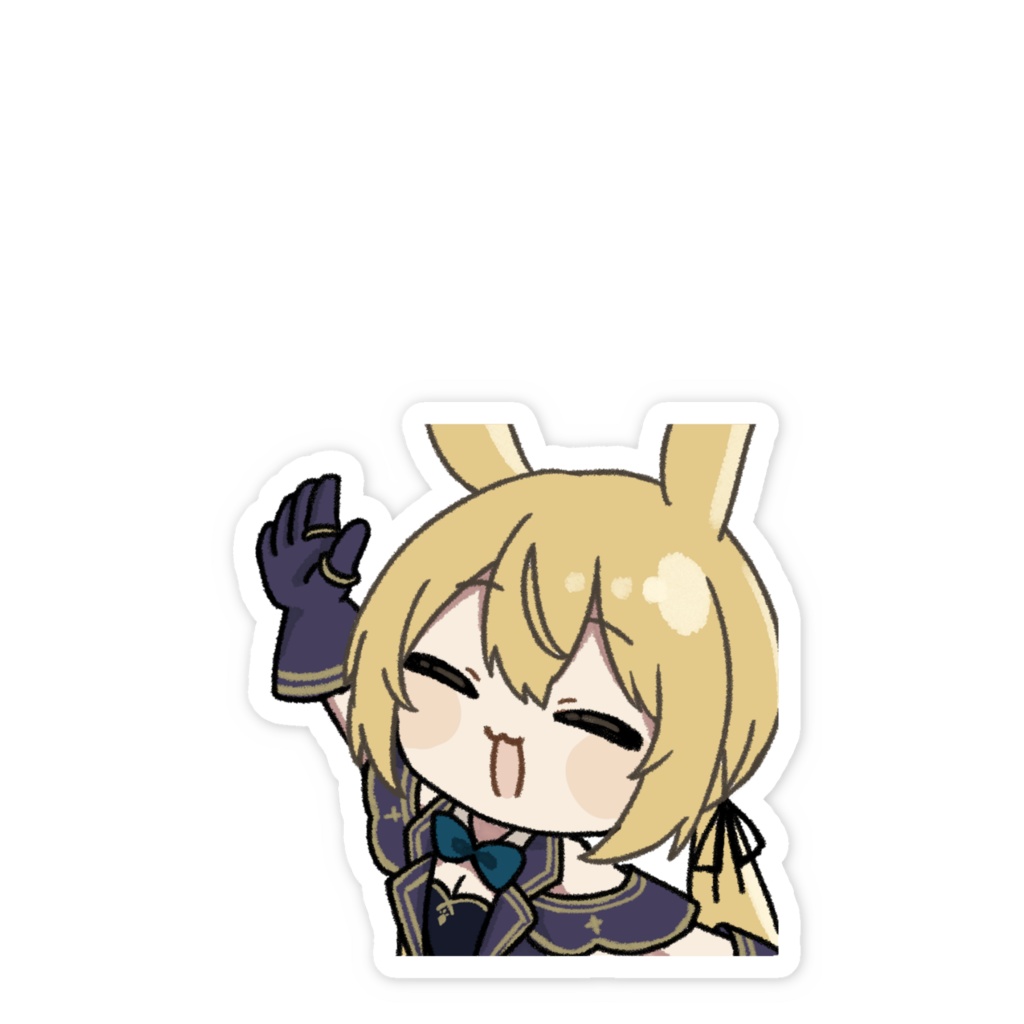 兎月ましろスマホステッカー02