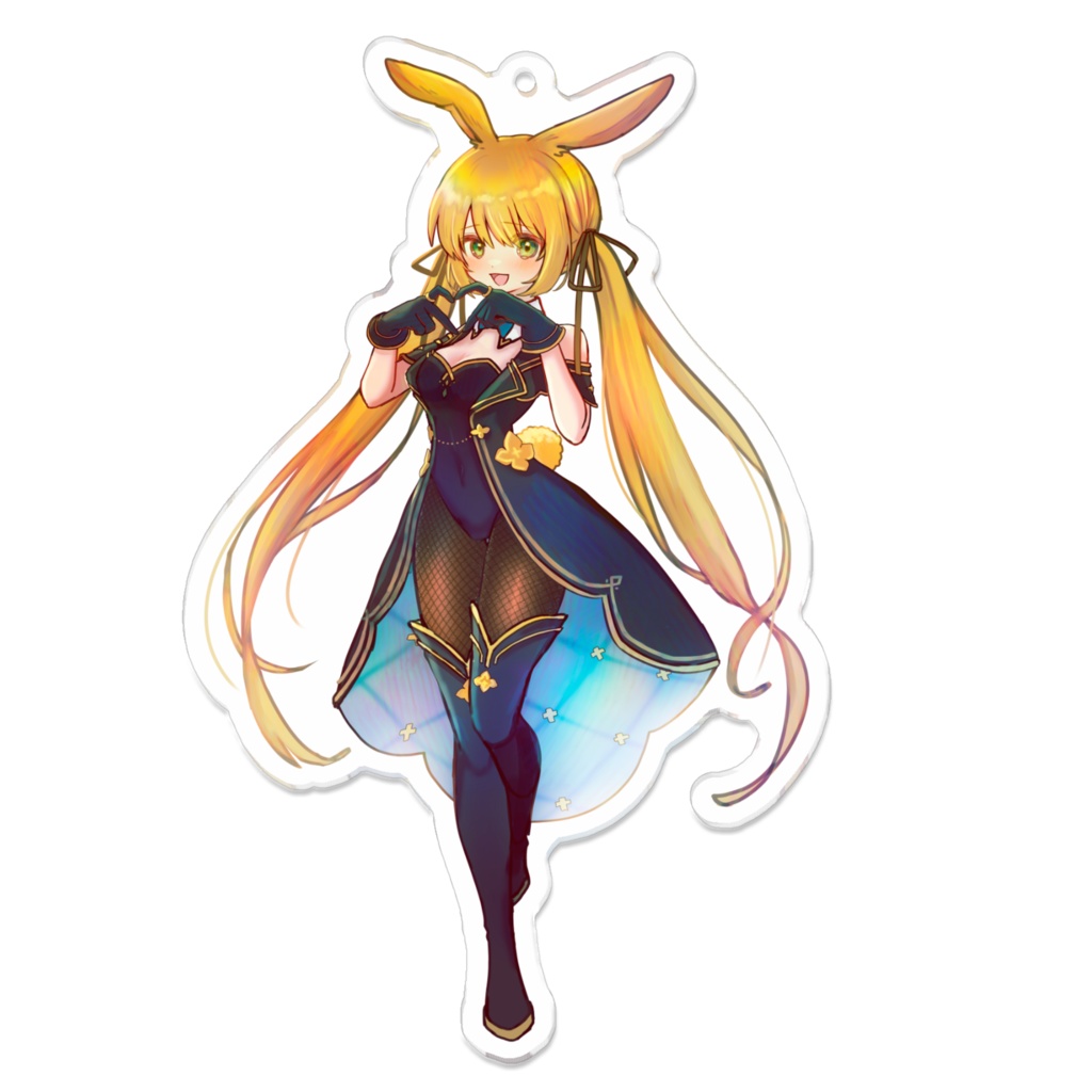 兎月ましろのアクリルキーホルダーVar1.05