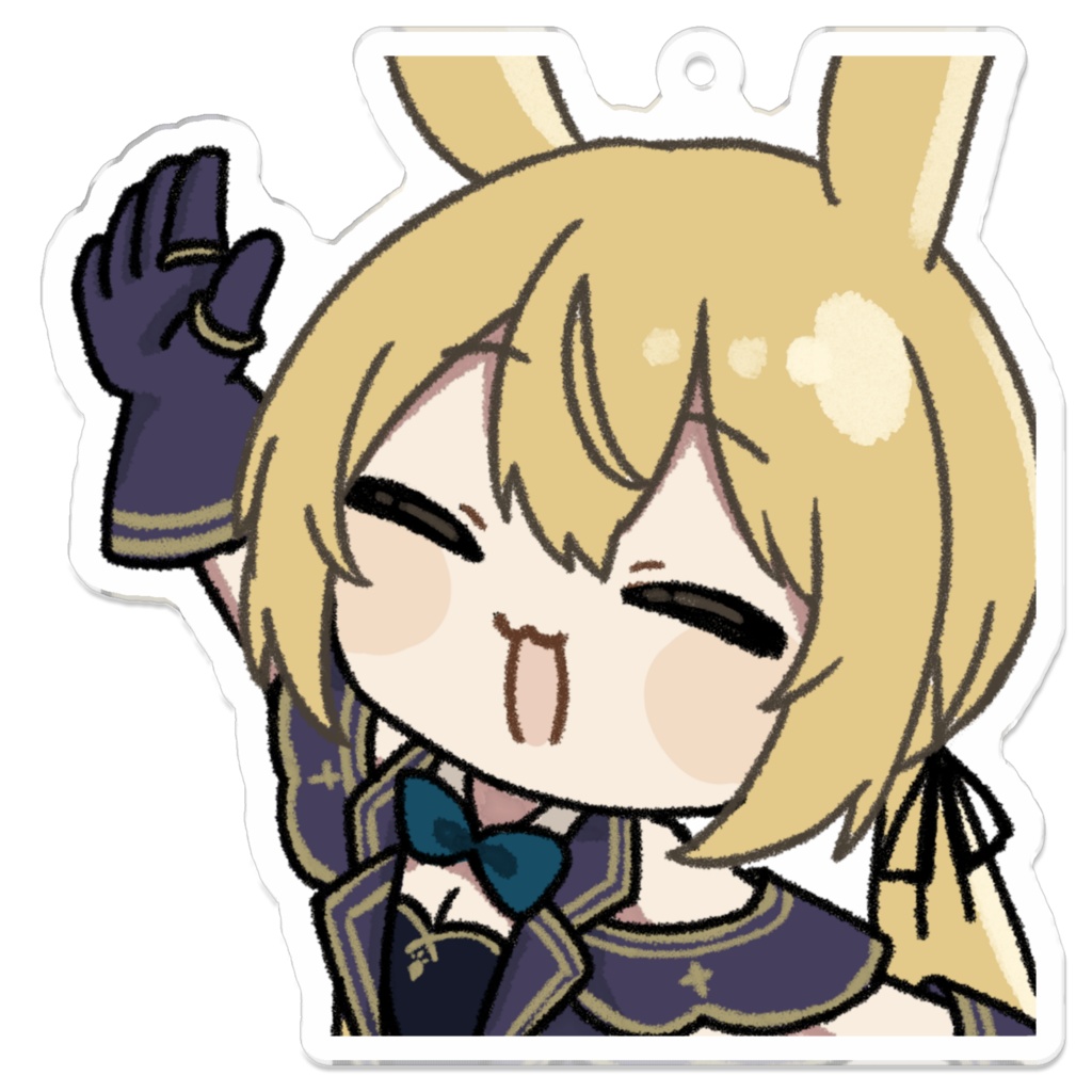 兎月ましろのアクリルキーホルダーVar1.04