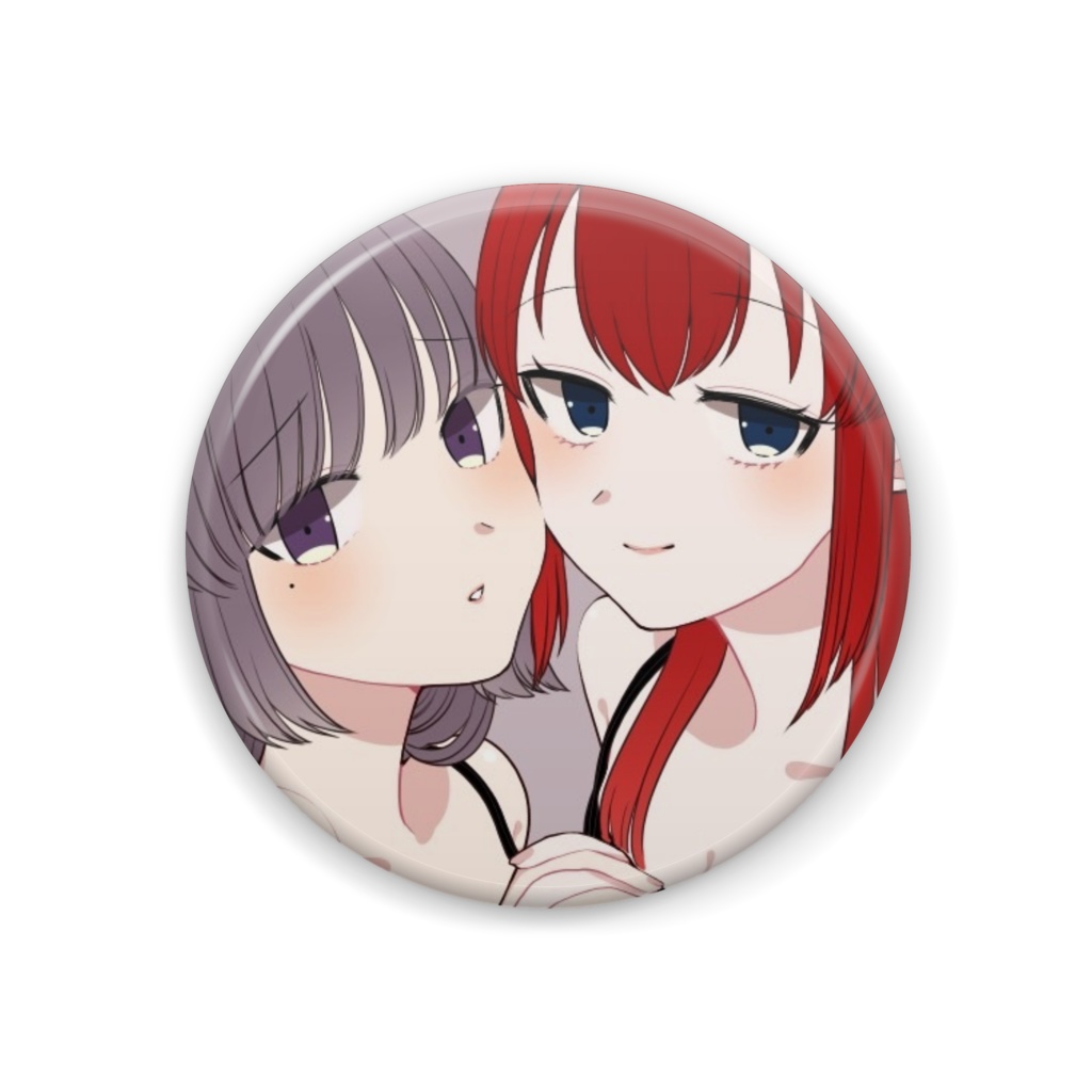 赤嶺みりん×紫稀缶バッチ