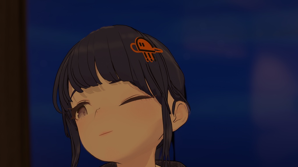 【無料】クラゲヘアピン&キーチェーン【VRChat】