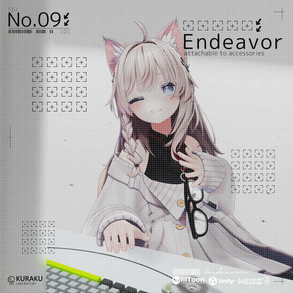 【FREE/無料】Endeavor【ギミック付き眼鏡】