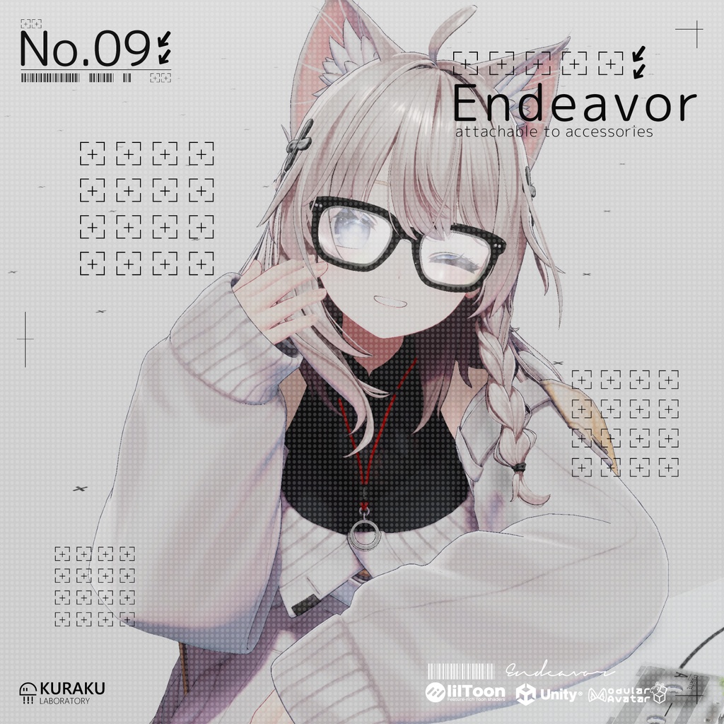 【FREE/無料】Endeavor【ギミック付き眼鏡】