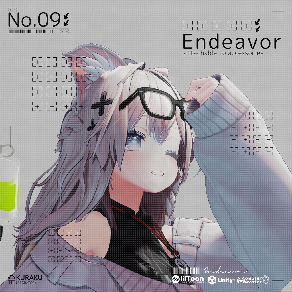 【FREE/無料】Endeavor【ギミック付き眼鏡】