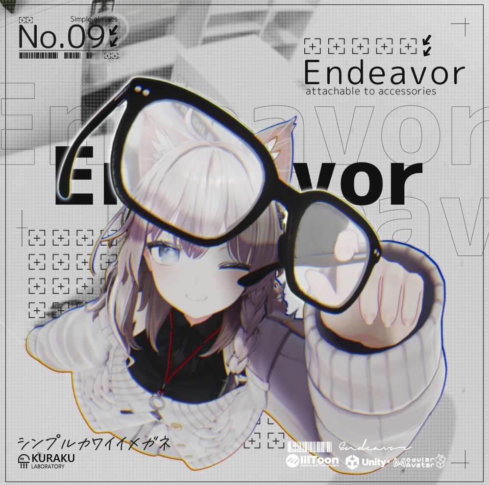 【SALE】Endeavor【ギミック付き眼鏡】