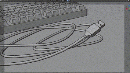 【無料3Dモデル】キーボード .Blend