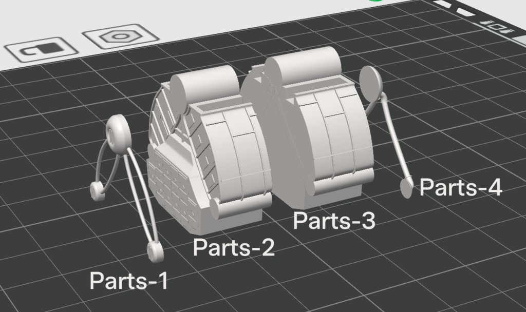 ロ号艦本式缶 1/200スケール 3Dプリントモデル .stl .3mf