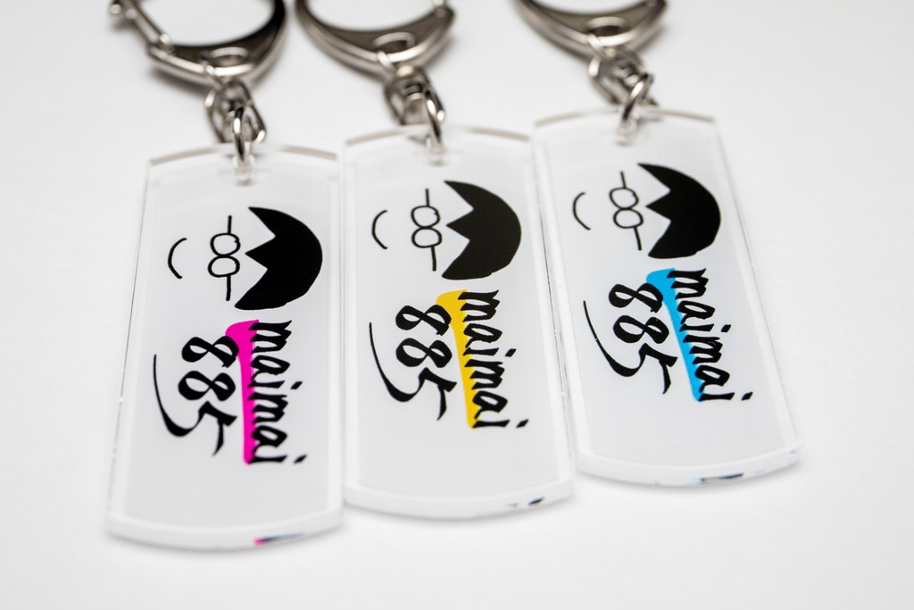 【グッズ】＜青色＞　maimai885アイコン　アクリルキーホルダー