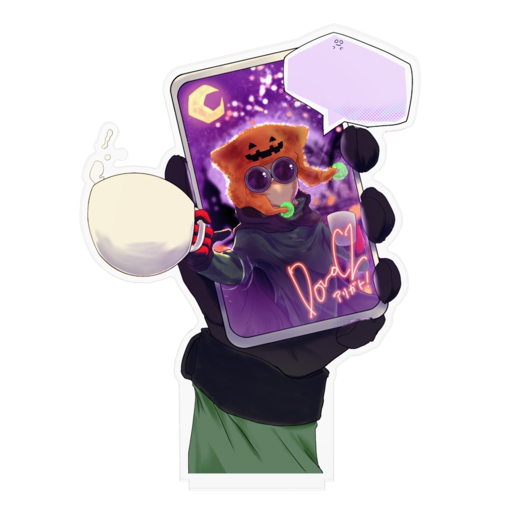 スマホから登場!南瓜鳥DoroCZアクリルスタンド