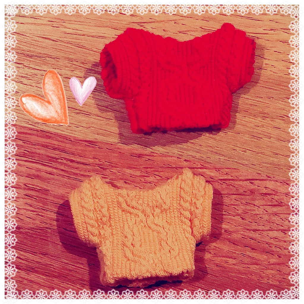 ☆ アラン風ニットトップス ☆