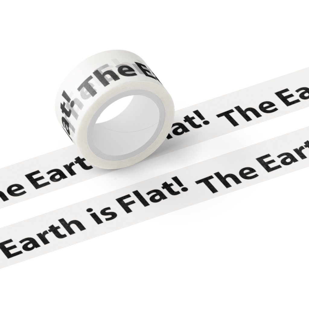 フラットアースマスキングテープ