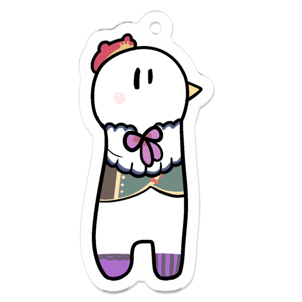 アクリルキーホルダー(ぴーちくぱーちく)