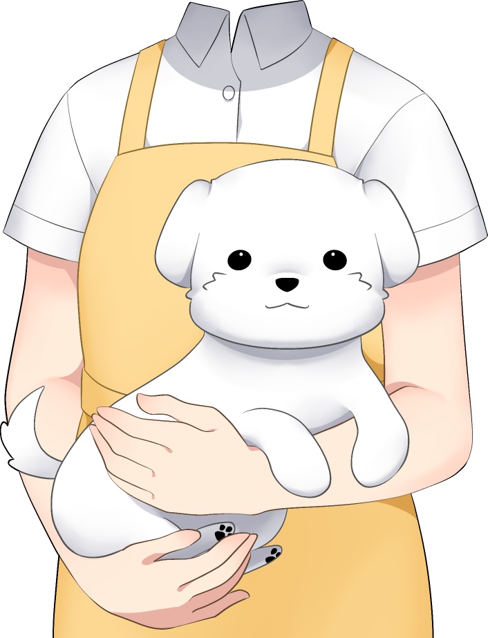 【犬カフェ🐶】わんちゃんカフェスタッフ素材 | Dog Café Staff【VTuber Asset】