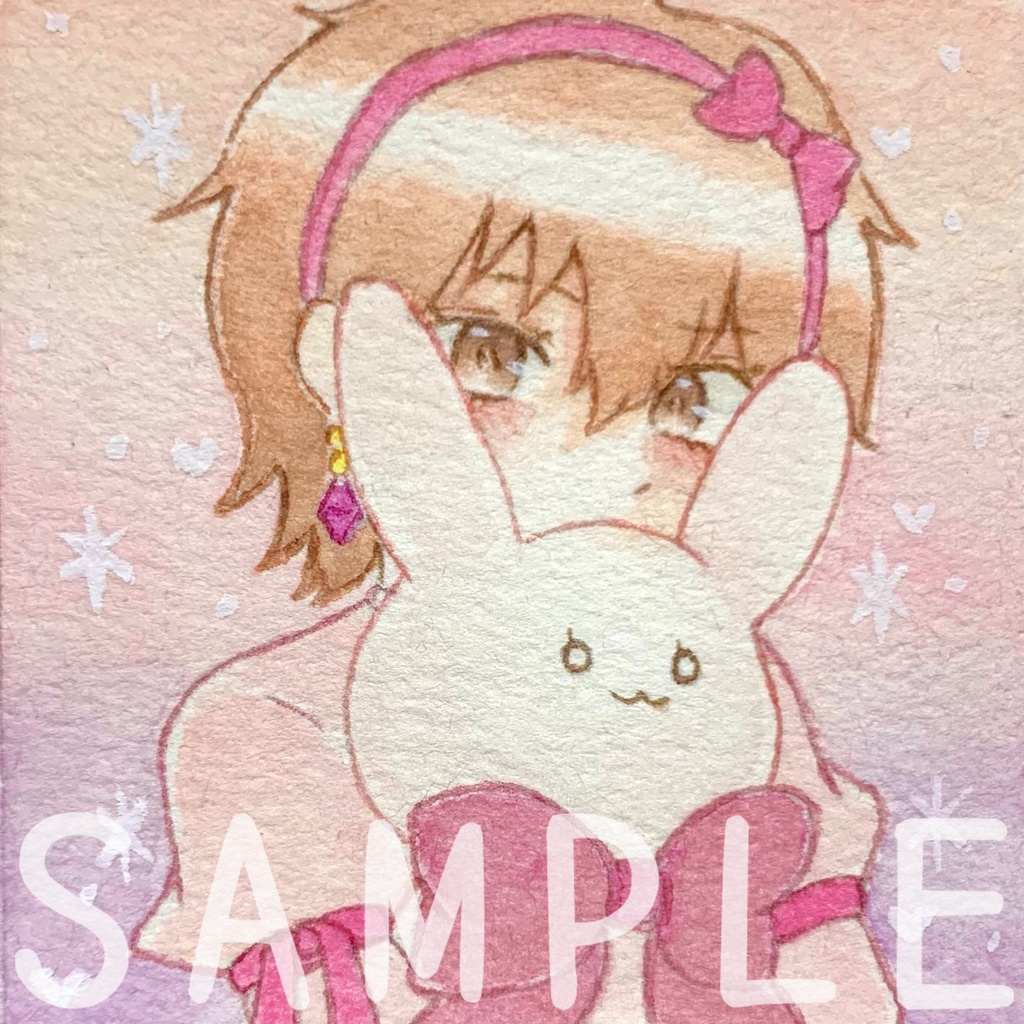 ミニ原画『リボンと大切な「貴方」』