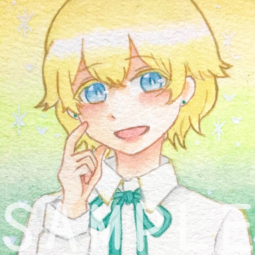 ミニ原画『リボンと大切な「貴方」』