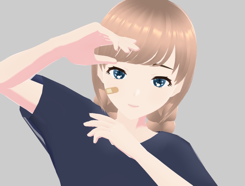 Blue Vroid irises (Free!)