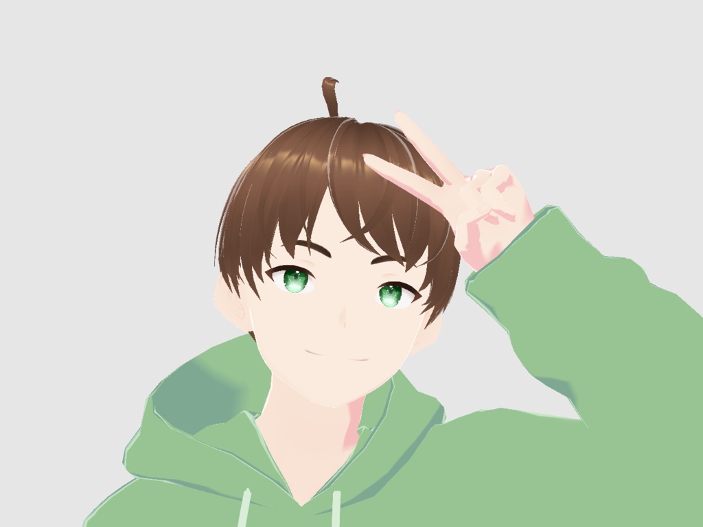 Green Vroid Irises (Free!)