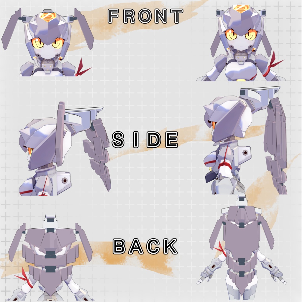 【鬼操転鎧対応】放熱フィン4種セット