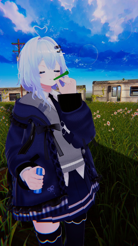 【無料版あり】飛べ!シャボン玉! 🫧|VRChat向けアバターギミック