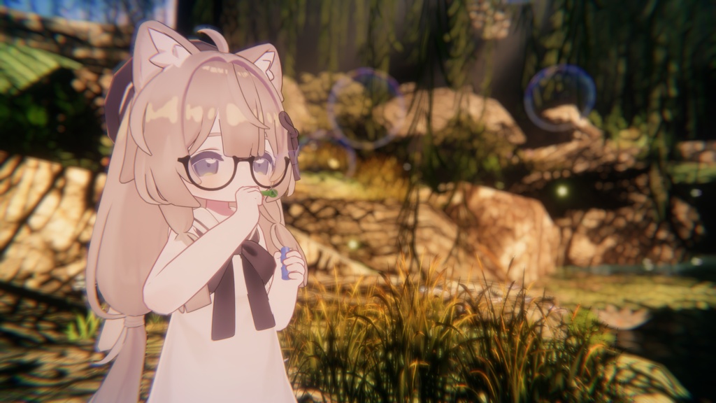 【無料版あり】飛べ!シャボン玉! 🫧|VRChat向けアバターギミック
