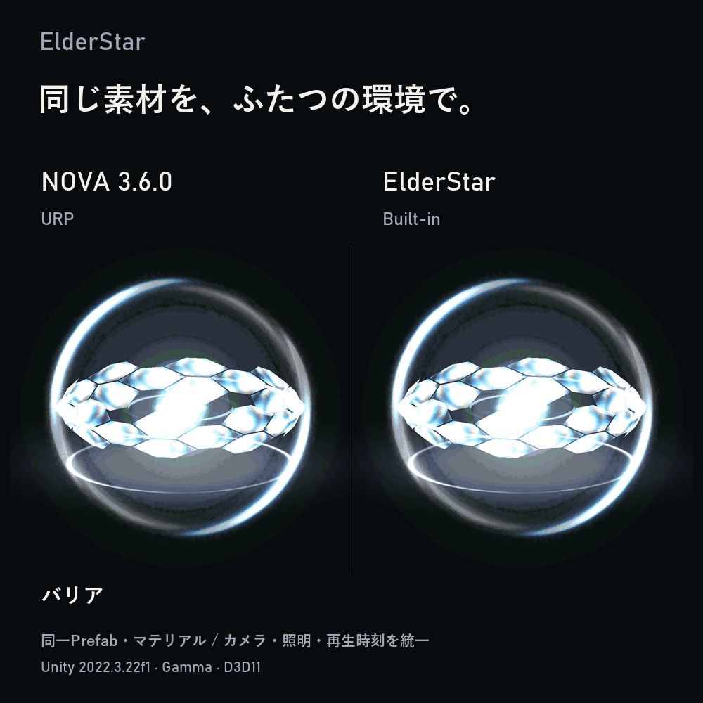 【無料 / ParticleSystem用多機能シェーダ】ElderStar
