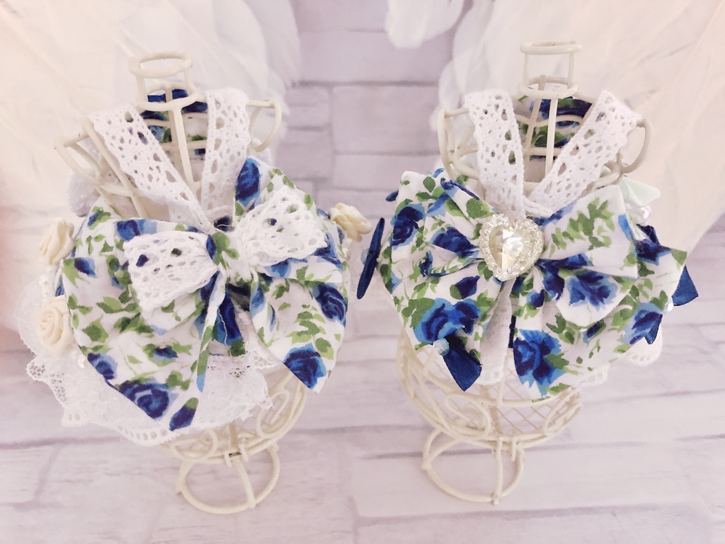 【5点セット】おそらいろのばらどれす