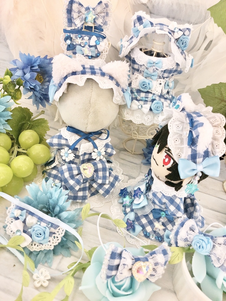 【8/30入荷予定】しろねこちゃんのてぃんくる☆ぶるーどれす