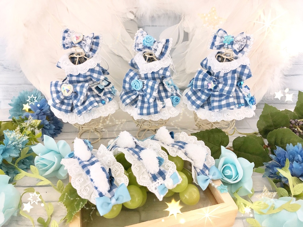 【8/30入荷予定】しろねこちゃんのてぃんくる☆ぶるーどれす