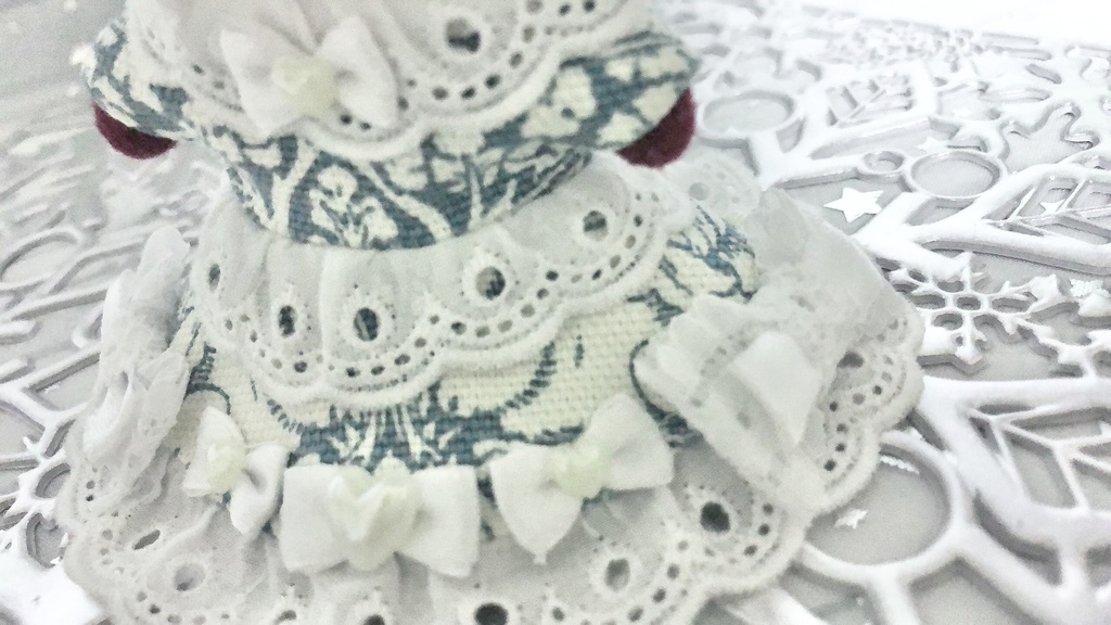 ふわふわ♡ゆきのようせいどれす