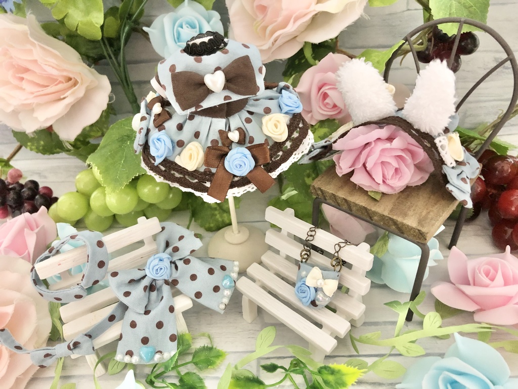 【3/28 21時頃入荷予定】ぴょんぴょん♡うさちゃんのいーすたーどれす