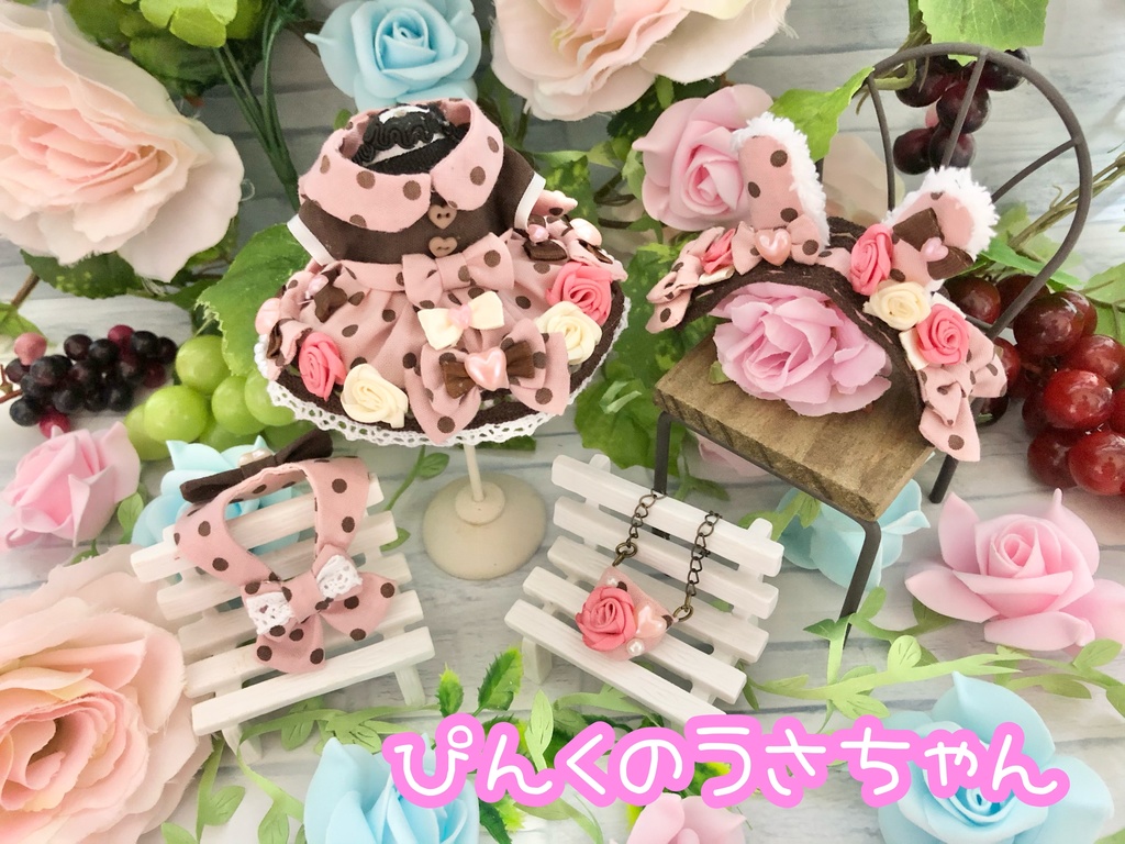 【3/28 21時頃入荷予定】ぴょんぴょん♡うさちゃんのいーすたーどれす