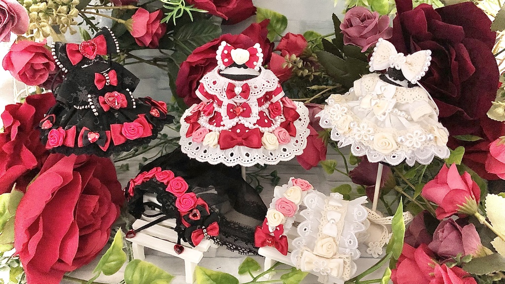 Petit jardin de roses séries