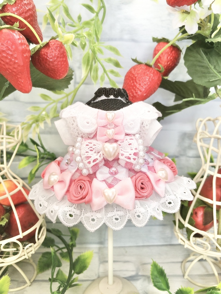 【7/25 21:45頃入荷予定】しろうさぎちゃんの♡ろいやる♡ぴんくろーずどれす