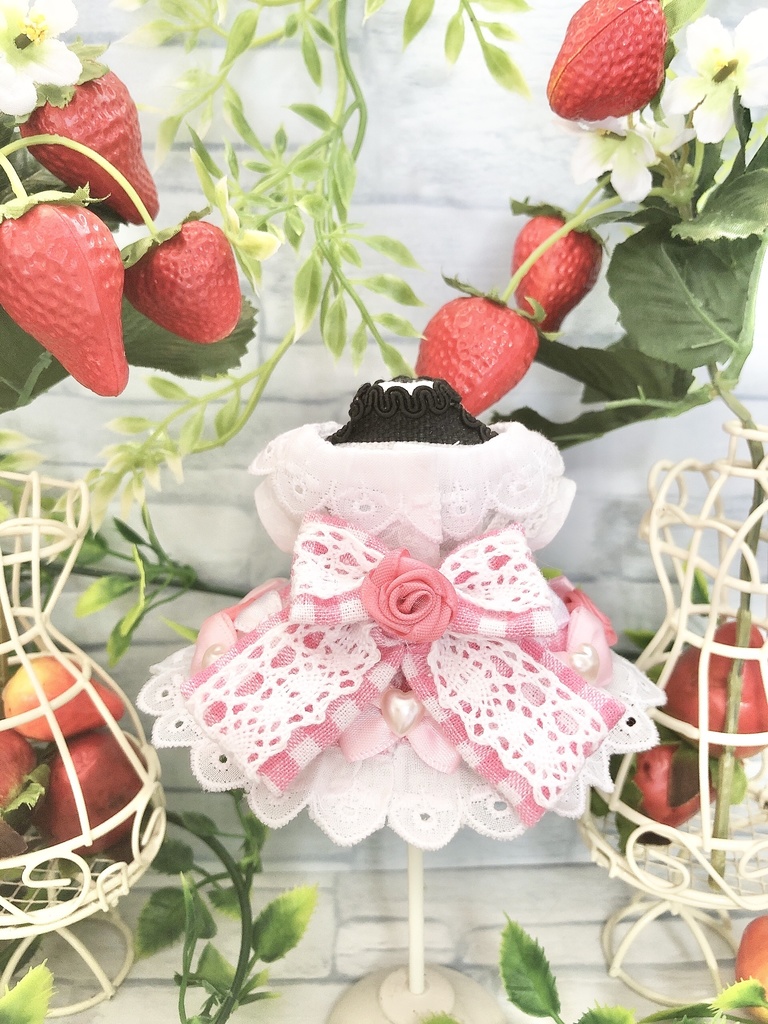 【7/25 21:45頃入荷予定】しろうさぎちゃんの♡ろいやる♡ぴんくろーずどれす