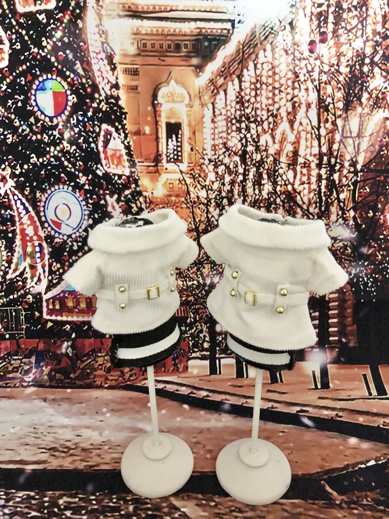 【再販】付け襟付きコーデュロイロングコート