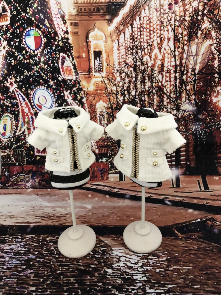 【再販】付け襟付きコーデュロイロングコート