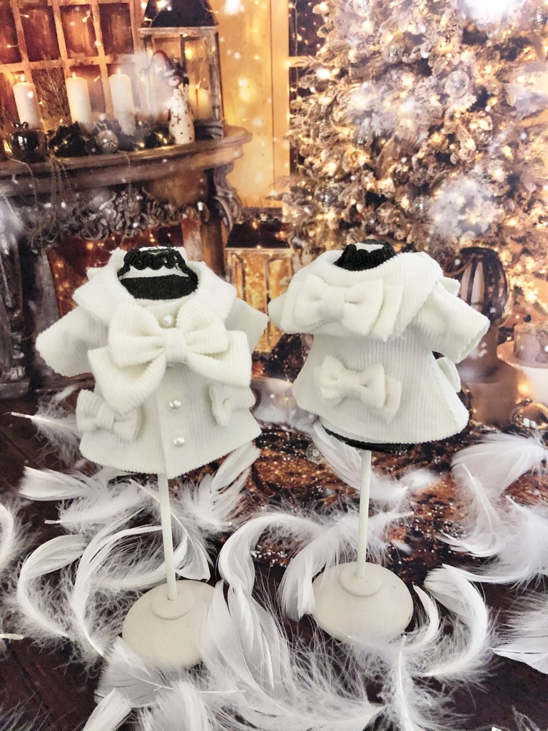 【再販】付け襟付きコーデュロイロングコート