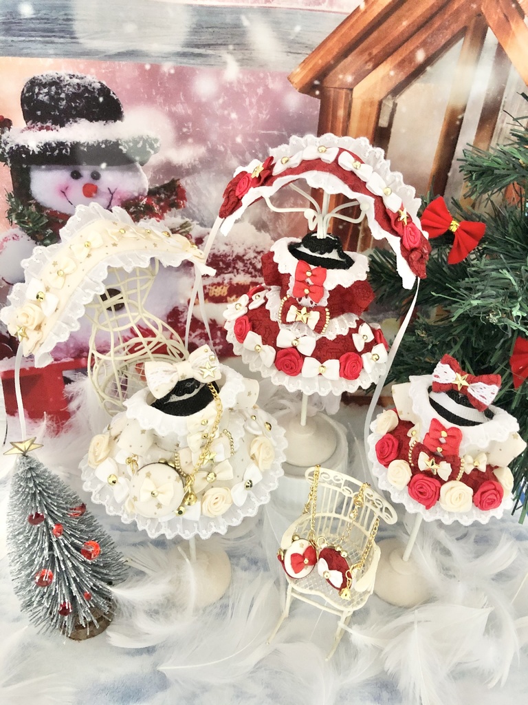 Sweet Christmas dress  ☆strawberry & white chocolate☆ 
