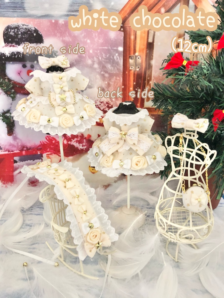 Sweet Christmas dress ☆strawberry & white chocolate☆
