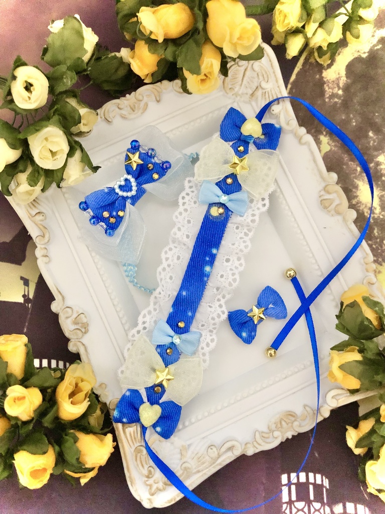 "bling-bling"starry night dress&overalls