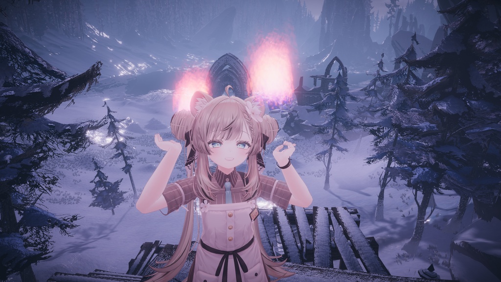 【VRChat想定】Fire Halo