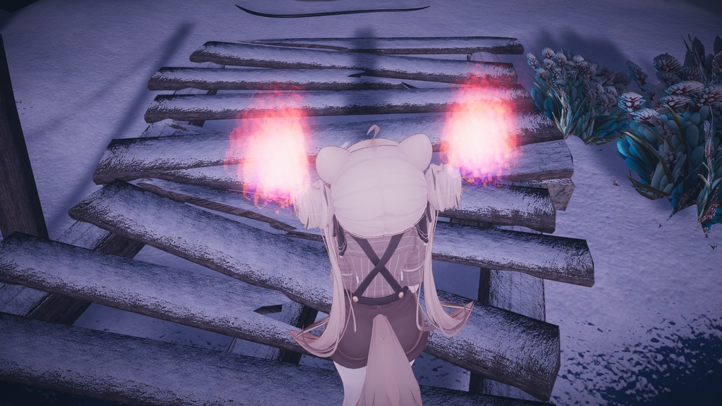 【VRChat想定】Fire Halo