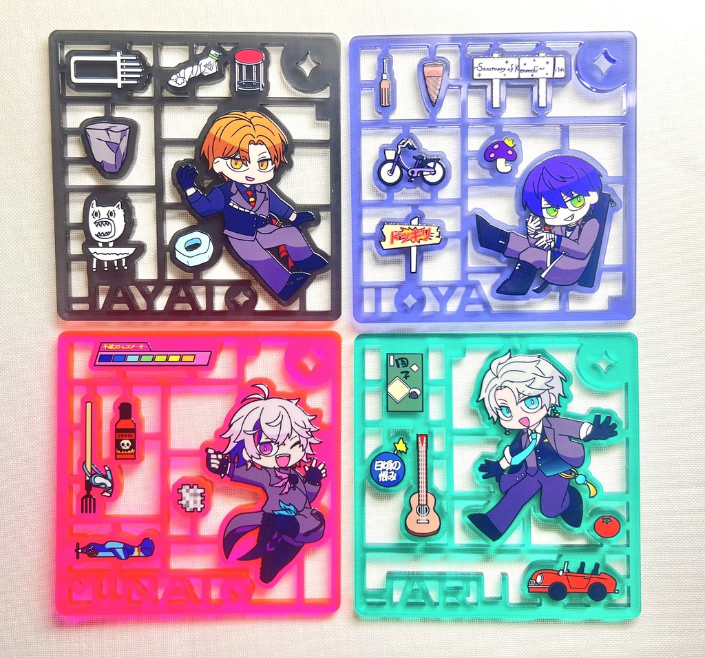 【非公式】ろふまおプラモ風アクリルキーホルダー