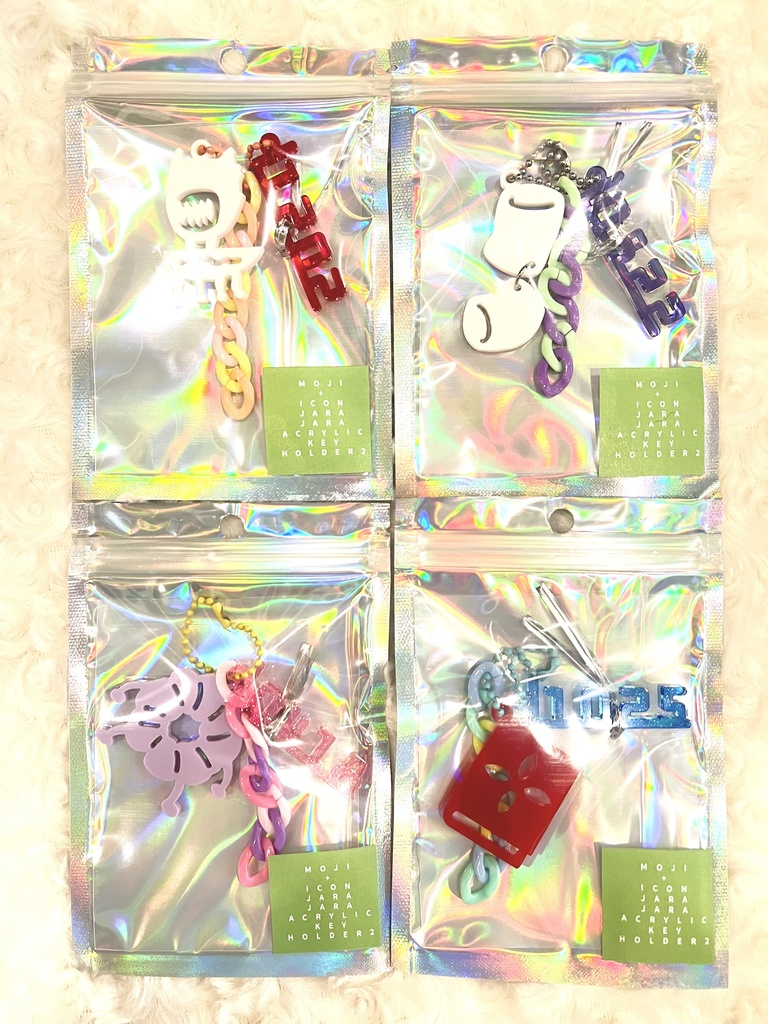 【非公式】文字とアイコンジャラジャラキーホルダー2