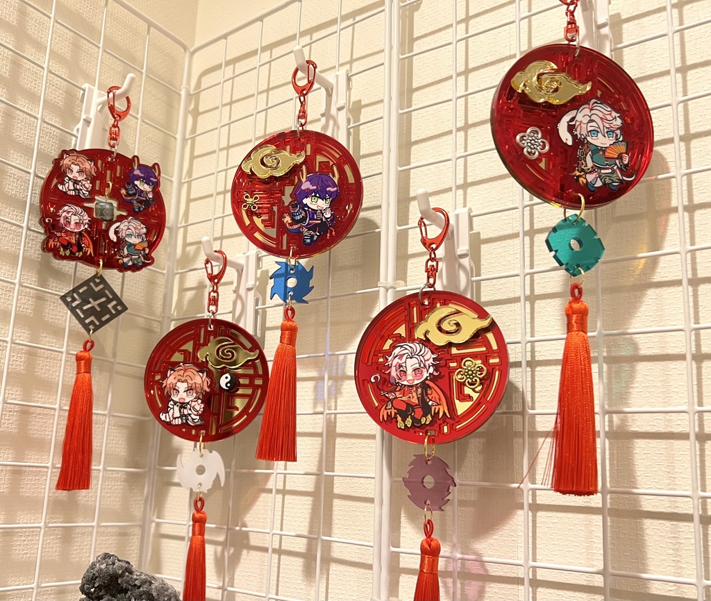 【非公式】四神アクリルキーホルダー