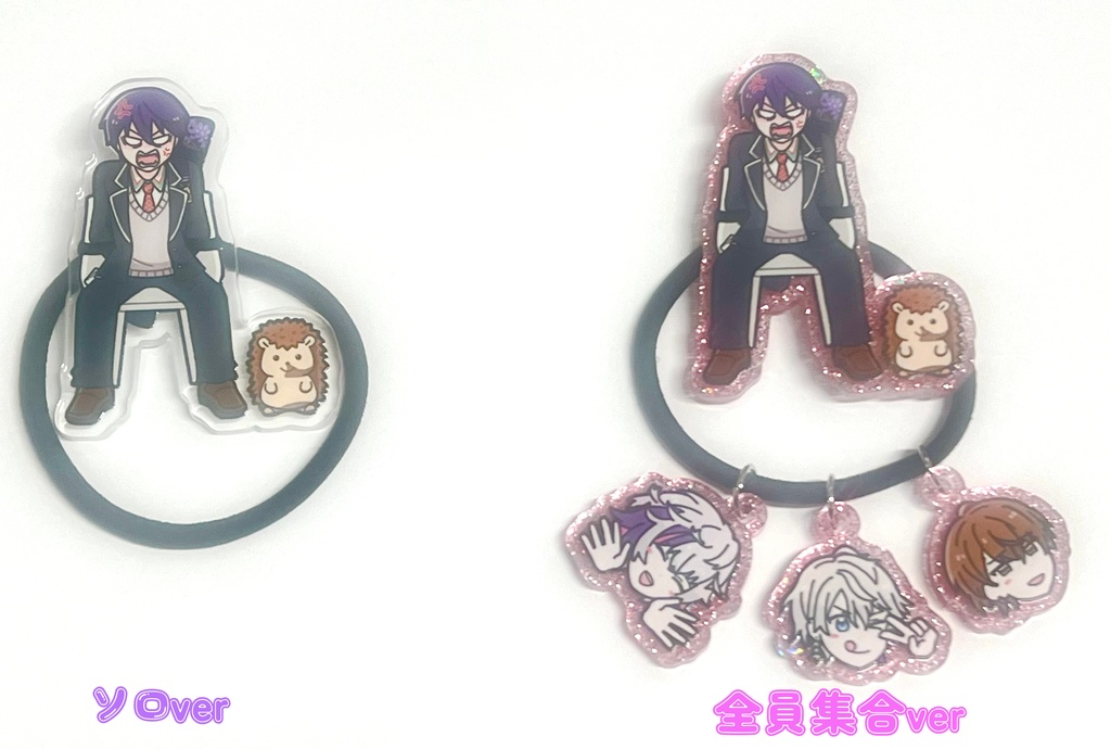 レジンヘアゴム　ハリネズミ レジンヘアゴム ハリネズミ